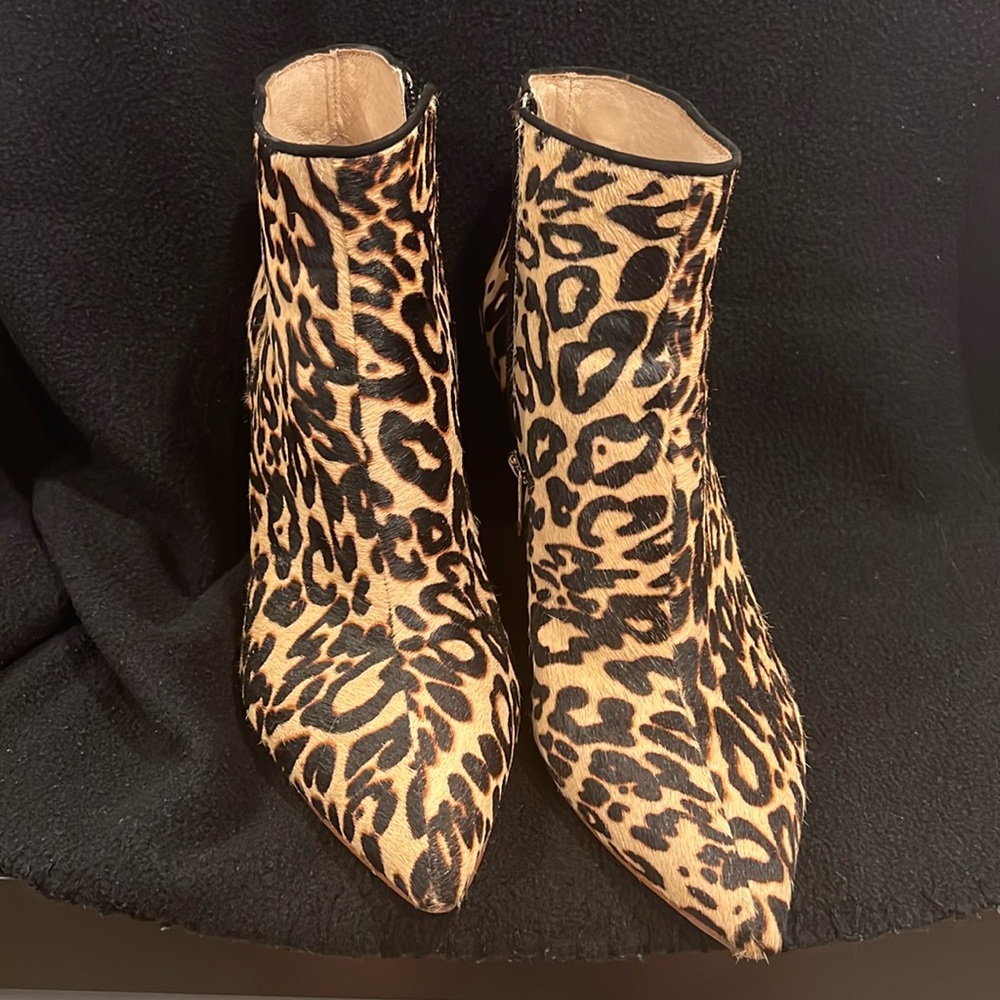 Leopard booties